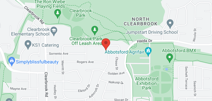map of 3549 ASHCROFT DRIVE
